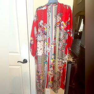 Johnny Was Silk Kimono